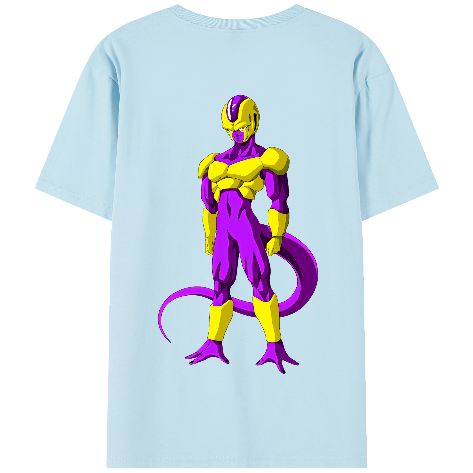 （画像用） ドラゴンボール フリーザ DRAGON BALL Frieza 綿100％半袖Tシャツ（背面プリント）